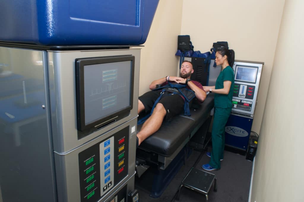 Spinal Decompression NYC with DRX9000 and the DRX9000C.